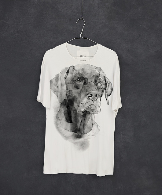 t-shirty męskie Labrador Dog Men's T-shirt white