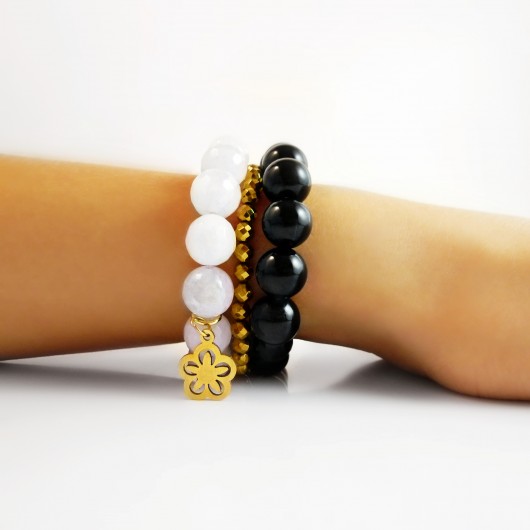 Bransoletki 'Black & White Chic' labonita