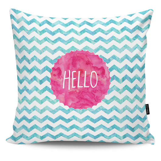 Poduszka dekoracyjna Hello pink MIA home
