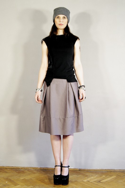 &#9792; midi-skirt - "Dark Side is the answer" Si Haute Fashion