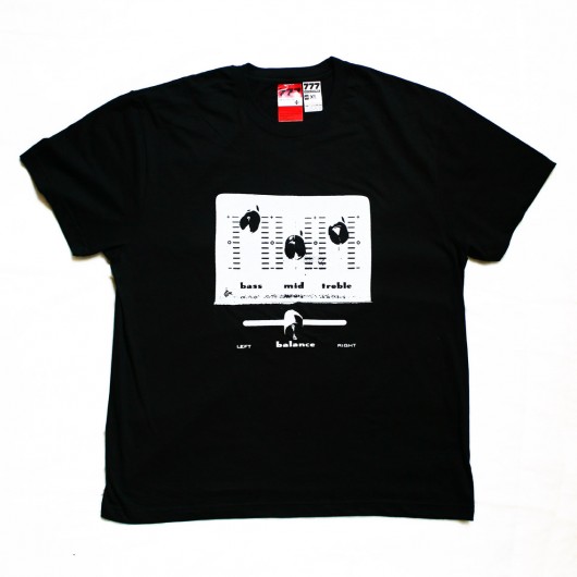 Koszulka T-MIX black white 777