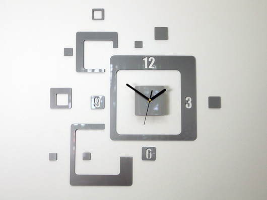 Zegar ścienny Trio Met.Aluminium 60cm ModernClock