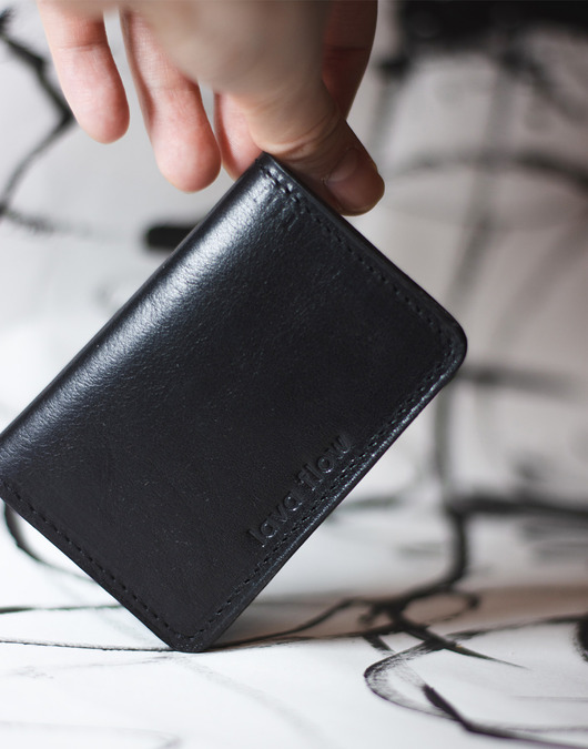 portfele męskie Skórzane etui na karty