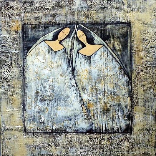 ANIOŁY   .......... srebro & biele cobalt
