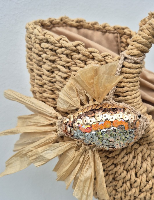 breloki Zawieszka do torebki RYBKA WELON SEQUIN