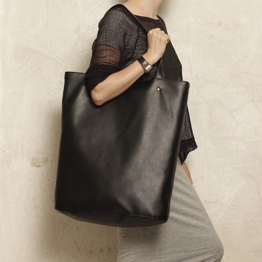 Mega Shopper bag czarny hairoo