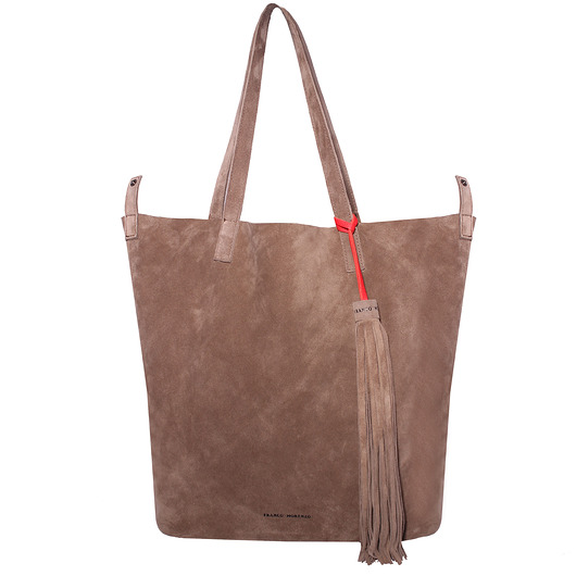 Torebka skórzana damska BRONTE beige Franco Morenzo