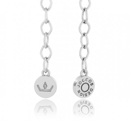 JD Long Dangle Earrings in Silver Joccos Design