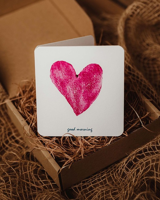 kartki okolicznościowe - wydruki Kartka "Serce"