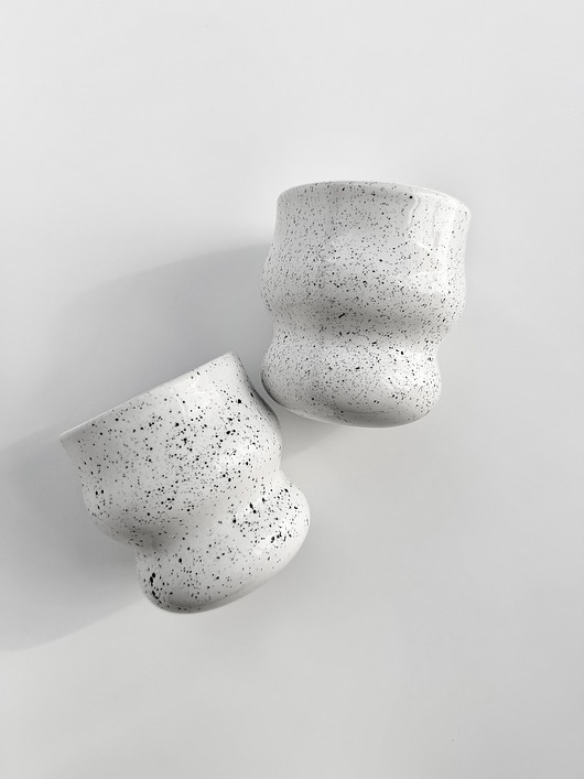 kubki Kubek White and black/200ml/ z serii Good Vibes