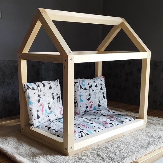 legowiska dla psów i kotów Domek, legowisko dla kota lub małego psa