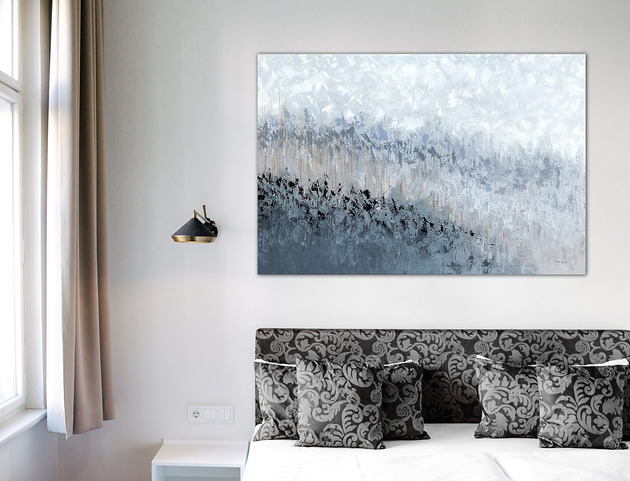 Obraz na płótnie 80x120 cm, farby akrylowe Beata Jarecka