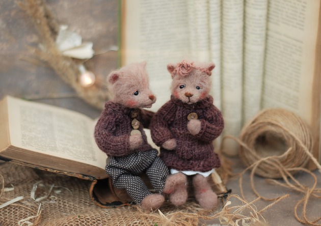 Retro misie BoboLobo Handicraft
