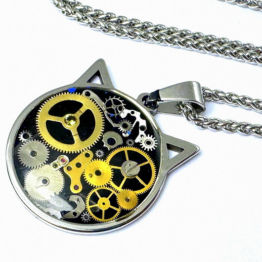 wisiory WISIOR - kotek czarny I (silver)