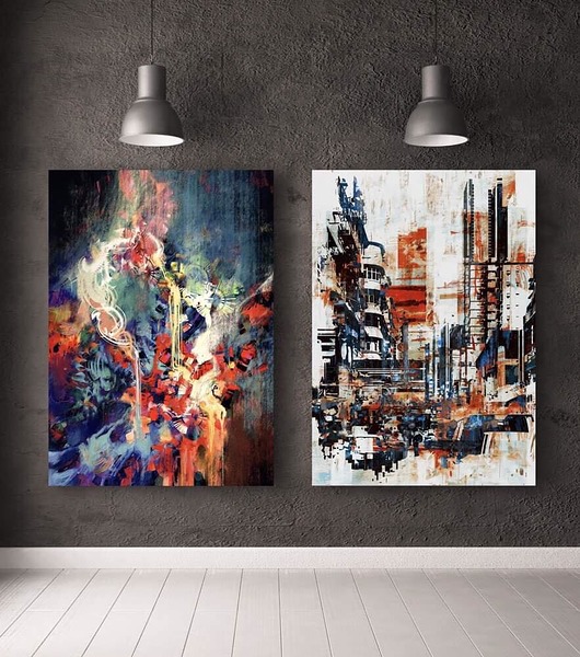plakaty Plakat Zestaw abstrakcji w stylu loftowym