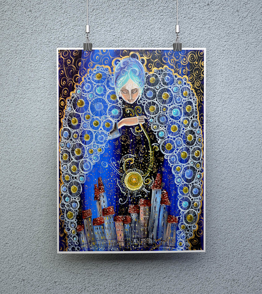plakaty Sen nad miastem.  Plakat