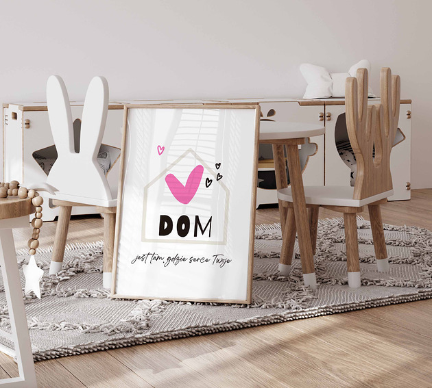 plakaty Plakat Tam dom Twój, gdzie serce Twoje