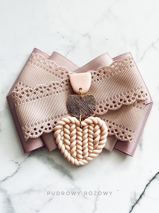 broszki Brosza z unikatowym sweterkowym sercem Sweterek New