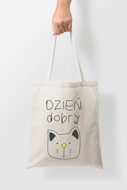 torby na zakupy Eko torba. Kotecek - dzień dobry