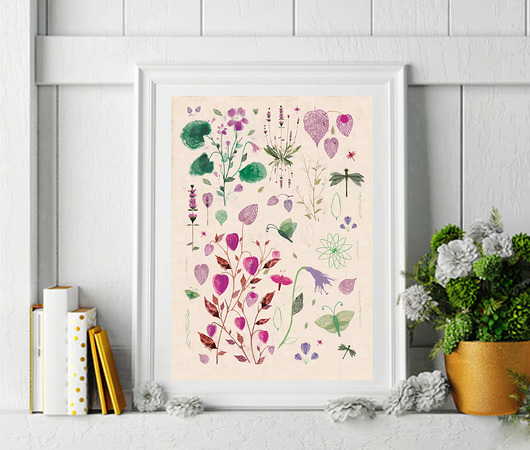 grafika botaniczna A3 Anita Tomala