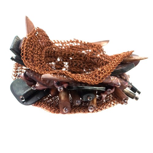 Bransoletka "Brown Bouquet" HERSTORY Design