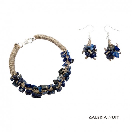 Biżuteria z lapis lazuli galeria nuit