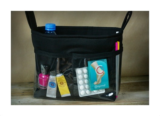 Organizer do torebki - Czarny cuba libre