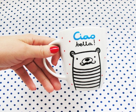 Ciao bella - kubek porcelanowy miamilu