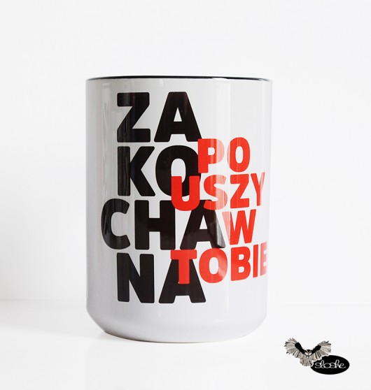 Zakochana po uszy w Tobie, kubek 450ml Sowia Aleja