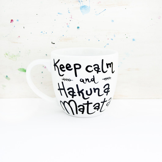 Keep Calm and Hakuna Matata- kubek 300ml Miamilu miamilu