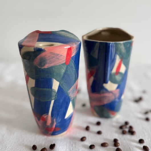 kubki Ceramiczny kubek podróżny 400ml