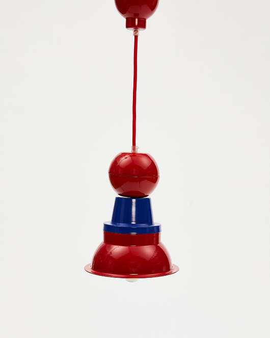 lampy wiszące Fern Flower Lamp Red & Ultramarine2