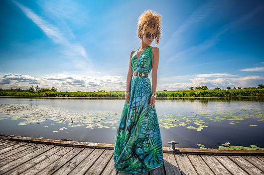 sukienki maxi damskie Paloma - letnia suknia