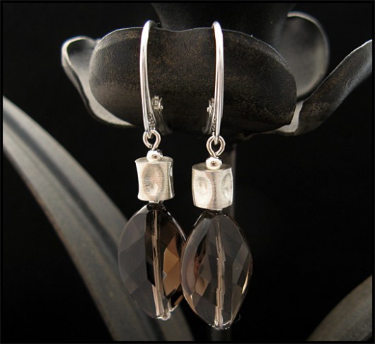 LUXURY-Kwarc Dymny w Satynowanym Srebrze Little Dreamer
