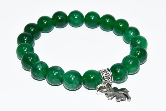 bransoletki z kamieni naturalnych Bransoletka z kamieni naturalnych Jade Verde