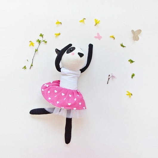 Panda Baletnica Lady Stump