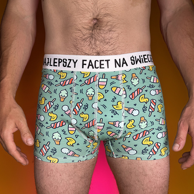 moda - inne Najlepszy facet na Świecie - bawełniane bokserki