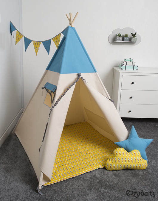 zestaw tipi 7el. namiot YELLOW COZY and DOZY
