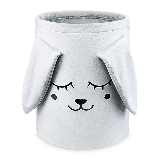 pojemniki na zabawki Kosz na zabawki - Szary Zając