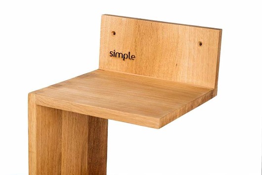 Półka drewniana,regał dębowy dab  Simpleclock96