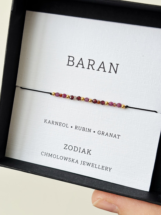 bransoletki na sznurku Zodiak bransoletka BARAN