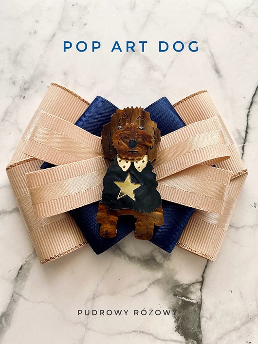 broszki Kolekcja Pop Art Dog  Pudel,  Labradoodle , Pudel Toy 1 szt