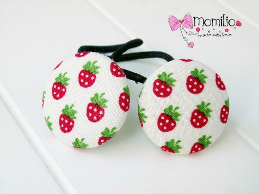 STRAWBERRY gumki do włosów Momilio