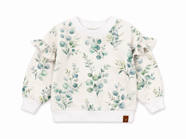 bluzy dla dziewczynki Bluza dziecięca Eukaliptus