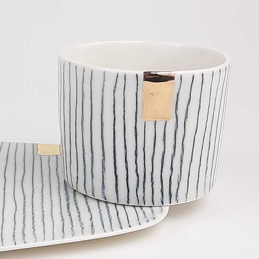 kubki Duża czarka porcelanowa  do herbaty B&W
