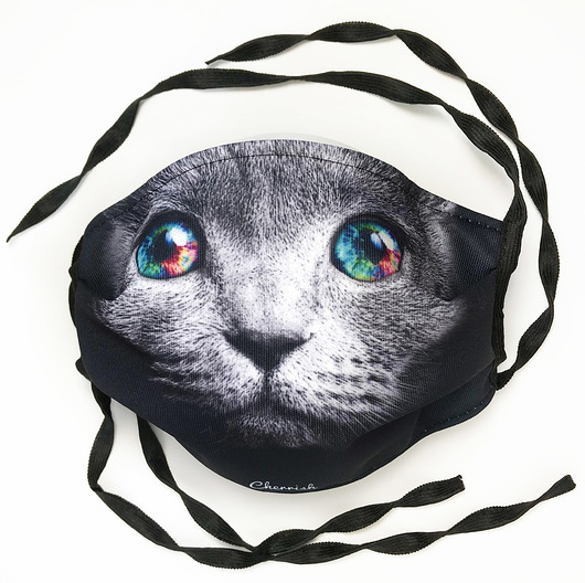 maseczki ochronne Maseczka ochronna TĘCZOWY KOT