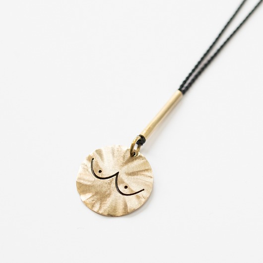 Medalion Jedwabny Złote Cycuszki Vander jewelry