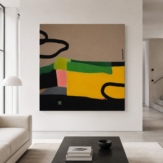 obrazy Duży obraz ręcznie malowany akryl 120x120cm