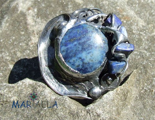 LAPIS LAZULI ZDOBNY MARIAELA