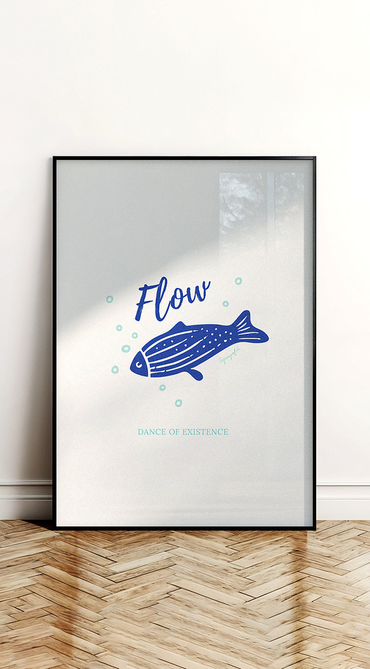 plakaty Plakat Flow // Mindfulness